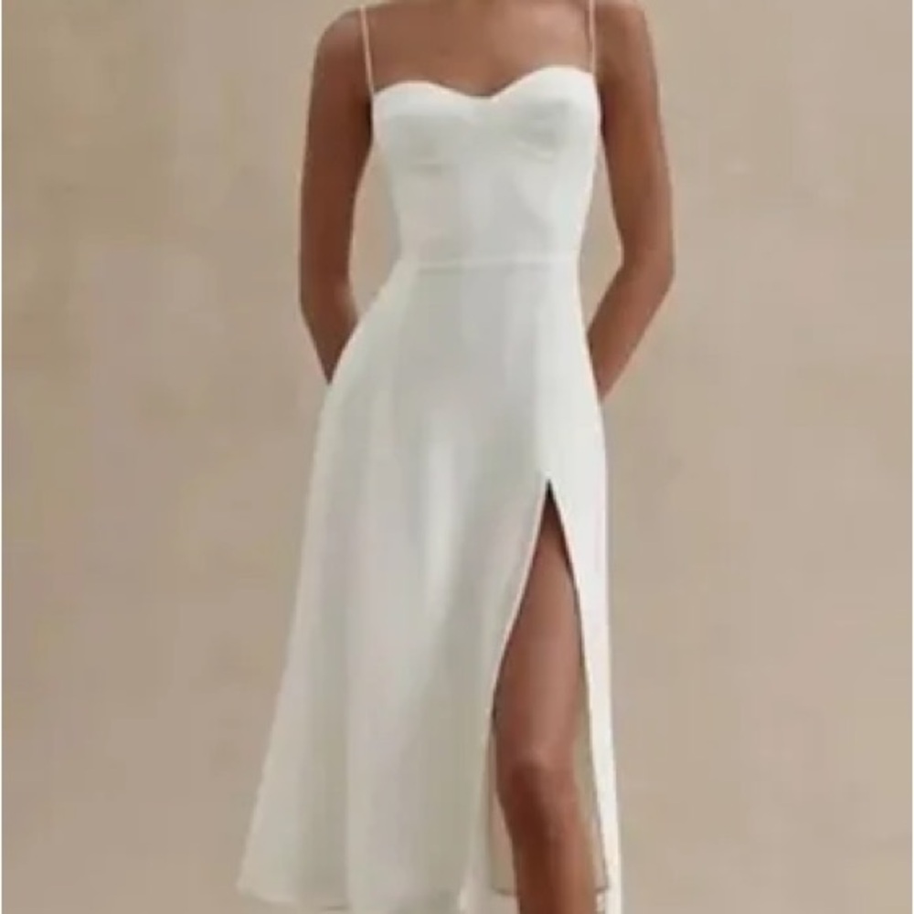 Reformation Juliette Dress in Ivory, size 0